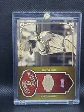 2005 Donruss Timber & Threads Chipper Jones Game Used Bat