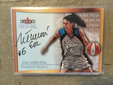 2000 Ultra WNBA Fresh Ink Autograph Eva Nemcova
