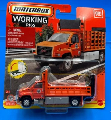 Camión atenuador Matchbox plataformas de trabajo GMC 3500 Foto 1 de 4