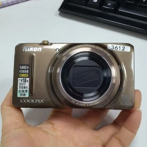 Nikon COOLPIX S9200 16MP 18x Optical Zoom Digital Camera English Language Brown - Picture 1 of 8