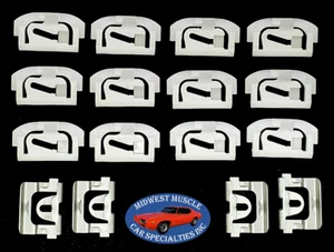 78-88 GM G-Body Front Windshield Window Reveal Molding Trim Clips 16pcs NO - Picture 1 of 9