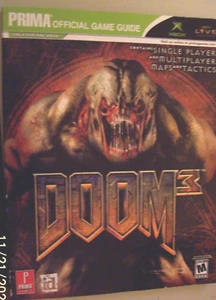 Original Xbox Doom 3 Strategy Guide-has very light shelf wear to front cover - Imagen 1 de 1