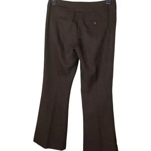 The Limited Drew Fit niedrige Leibhöhe braune Anzughose Größe 6 ausgestelltes Bein Business Freizeit - Bild 1 von 5