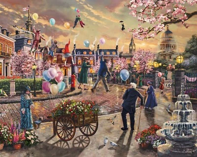Mary Poppins Returns Disney Dreams Fabric Panel David Textile 36 x 44 Inches - Image 1 of 2