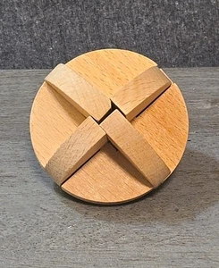 3D Puzzle Holz Runde Ineinandergreifende Denkspiele - Bild 1 von 8