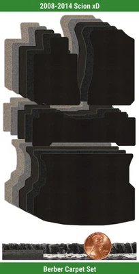 Lloyd Custom Berber Carpet Mat Set for 2008-2014 Scion xD (4 pieces) #124V - Image 1 of 4