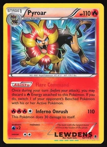 Pyroar - 12/119 - Holo Rare - Phantom Forces - Pokemon Card - Picture 1 of 2