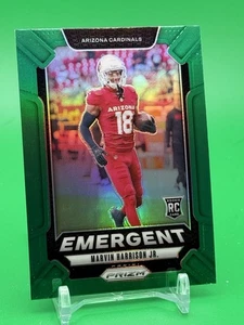 Marin Harrison Jr. 2024 Panini Prizm Green Emergent #5 Arizona Cardinals RC - Picture 1 of 9