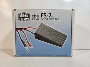 Interruptor de pie de doble canal Heil modelo FS-2 para radioaficionado con caja original - Imagen 1 de 8