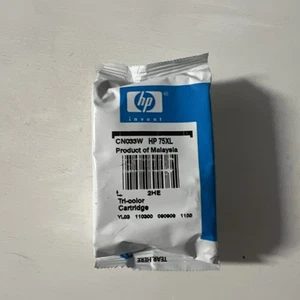 Oryginalny trójkolorowy wkład atramentowy HP 75XL uszczelniony bez pudełka (CN033W) - Zdjęcie 1 z 2