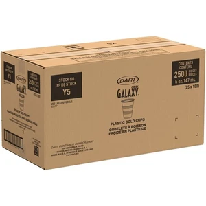 Dart Y5 Conex Galaxy 5 oz Translucent Polystyrol Cold Drink Cup 2.500/Case - Bild 1 von 6