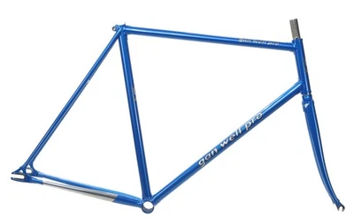 Cuadro Gan Well Pro Track Engranaje Fijo NJS Azul 57cm 55cm TT Nuevo de Lote Antiguo Foto 1 de 4