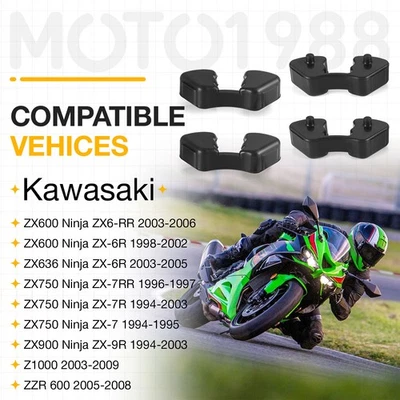 4 Rear Rim Wheel Cush Damp For 2003-2006 Kawasaki Ninja ZX6RR ZX6-RR 92160-1485 - Image 1 of 4