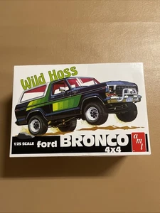 Kit modellino plastica AMT scala 1/25 1978 Ford Bronco Wild Hoss scatola aperta nuovo - Foto 1 di 5
