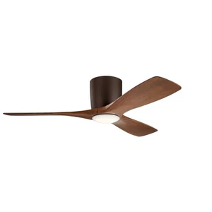 Kichler 300032 Volos 48" 3 Blade Hugger Indoor Ceiling Fan - Wall - Bronze - Picture 1 of 7