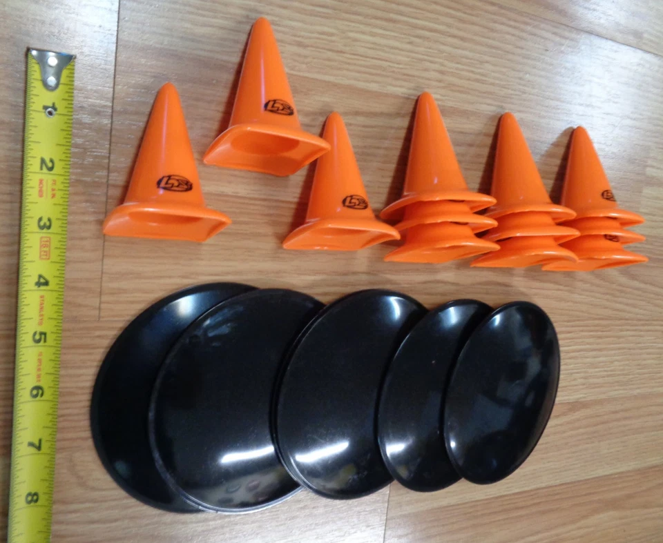 X12 Losi RACE Course/Track CONES Orange 2.75" LOSB1107 Electric Car/Truck +Spots - Image 1 of 1