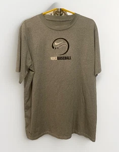 Nike Camiseta de Béisbol Juvenil XL Gris Dri-Fit Transpirable Elastizada Atlética - Imagen 1 de 12