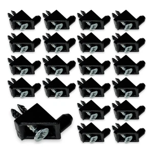 4-24x Bodenträger Bodenhalter schwarz · für IKEA PAX, BILLY · Ersatzteil - Bild 1 von 13