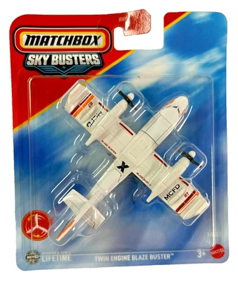 Mattel Matchbox Skybusters / Sky Buster 18/32 Twin Engine Blaze Buster - New - Image 1 of 2