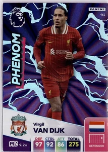 Panini Adrenalyn XL Premier League 2025 Virgil Van Dijk Phenom Liverpool 461 - Imagen 1 de 7