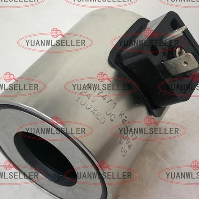 1PCS NEW Vickers 617471 24VDC 39W solenoid directional valve coil - Image 1 of 2