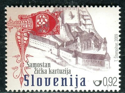 715 - SLOVENIA 2009 - Seiz Charterhouse - Zicka Kartuzija - MNH Set - Image 1 of 2