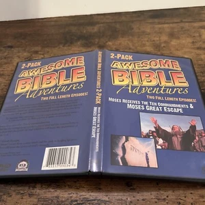 AWESOME BIBLE ADVENTURES: MOSES RECEIVES THE 10 COMMANDMENTS & HIS GREAT ESCAPE - Picture 1 of 2