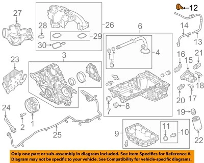 Piezas de motor Ford OEM 17-22 F-250 Super Duty - varilla de medición HC3Z6750B Foto 1 de 2