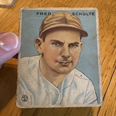 Goudey #190 1933 Fred Schulte Senadores de Washington Foto 1 de 2