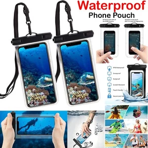 Waterproof Phone Pouch Underwater Case Cover Universal Bag For iPhone Mobile LOT - Picture 1 of 13