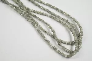 Natürliche Weiß Grau Rohdiamanten Rohdiamant Perlen 2 mm - 3 mm Strang 4/8/16... - Bild 1 von 7
