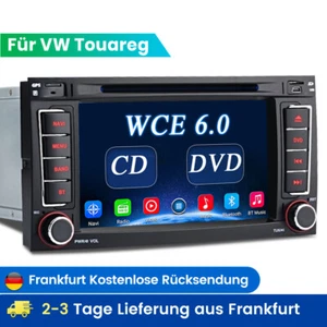 Autoradio GPS DVD CD USB DAB+ SWC Für VW T5 Multivan Touareg 2004-2011 Eu map BT - Bild 1 von 12