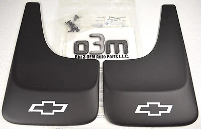 04-12 Colorado 05-13 Equinox 09-13 Traverse Chevrolet Molded Mud Flaps OEM New - Image 1 of 4