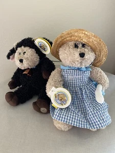 Starbucks Bearista Bears im Ruhestand - Little Bo Peep & Black Sheep - 2004 - Neu mit Etikett - Bild 1 von 9