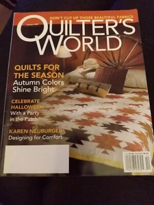 Quilters World Oct 2007 Quilts For The Autumn Season Magazine - Picture 1 of 1