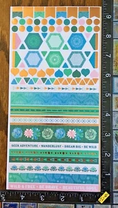 TEMA BOHO, ESTILO CACTUS E INDIA POR RECUERDOS, PEGATINAS DE UNA HOJA #RECO02 - Imagen 1 de 2