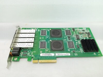 Qlogic PX2610401-02 QLE2464 Quad Port 4GBPS LC Fibre PCIe Host Bus Adapter 16-3 - Image 1 of 3