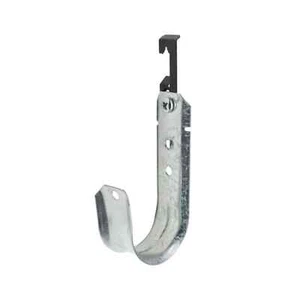 2" Cable Support J Hook with W Clip Heavy Duty Metal Wire Cable Support J-Hoo... - Picture 1 of 6