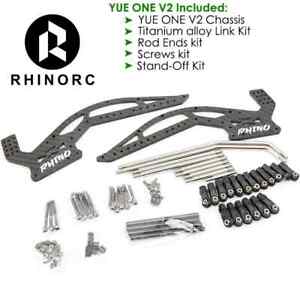 Rhino YUE ONE V2 châssis chenille RC kit complet essieux Capra boîte arbre conducteur