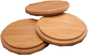 Pack of 4 Bamboo Cup Cover Wooden Cup Lid Coffee Mug Cup Lid Wooden Tea Glass... - Picture 1 of 1