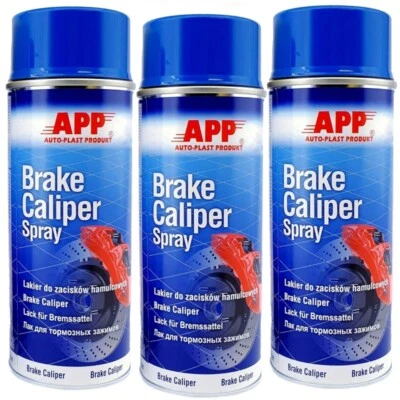 Bremssattellack Blau glänzend 3 x 400ml Spray 1K Sattelfarbe BRAKE CALIPER APP - Bild 1 von 4