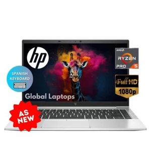 HP EliteBook 845 G7 AMD Ryzen 5 PRO 4650U 256GB SSD 16GB SPANISH KEYBOARD FHD - Picture 1 of 5