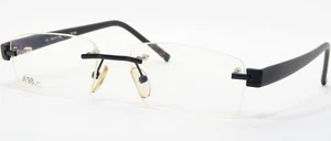 L'ART by AMA 1270-001 Matt Black UNIQUE RARE EYEGLASSES PURE TITAN 53-17-140mm - Picture 1 of 13