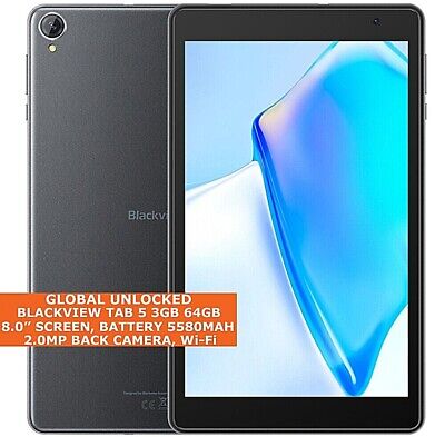 BLACKVIEW TAB 5 3gb 64gb Quad Core 8.0 Inch Wi-Fi Google Play Android 12 Tablet>