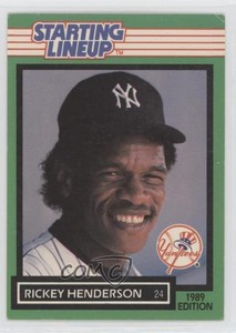 1989 Starting Lineup Cards Rickey Henderson HOF