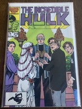 The Incredible Hulk #319 - Bruce Banner Betty Ross marriage issue.  1986
