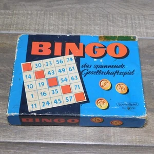 Vintage Bingo Gesellschaftsspiel Game Set Spear-Spiel No. 24550 German Language - Picture 1 of 11