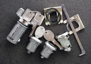 1970 Pontiac Firebird Ignition Door Trunk Locks Lock - Picture 1 of 6