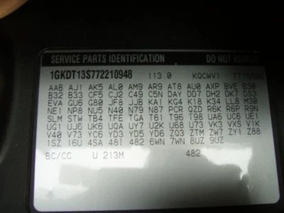 04 05 06 07 TRAILBLAZER, ENVIADO BRAZO DE CONTROL INFERIOR IZQUIERDO LADO CONDUCTOR DELANTERO 575541 Foto 1 de 4