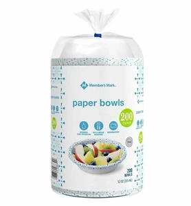 Member's Mark Ultra Snack/Dip Paper Bowls (12 oz., 200 ct.) - Picture 1 of 2